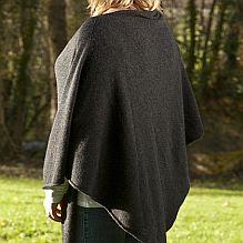 Charcoal Cashmere Wrap