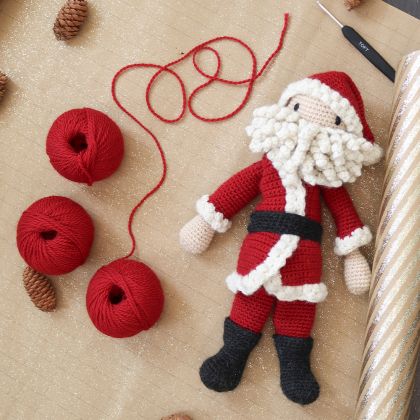 Santa Crochet Kit