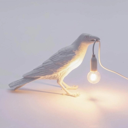 White Bird Table Lamp