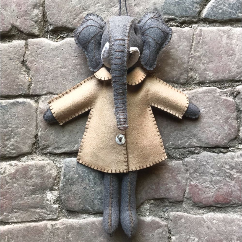 Neli Felt Elephant 