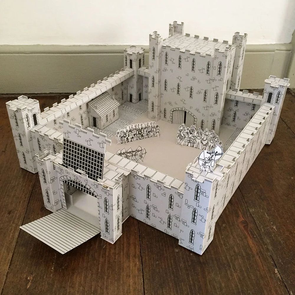 Architectural Cardboard Model ~ Castle