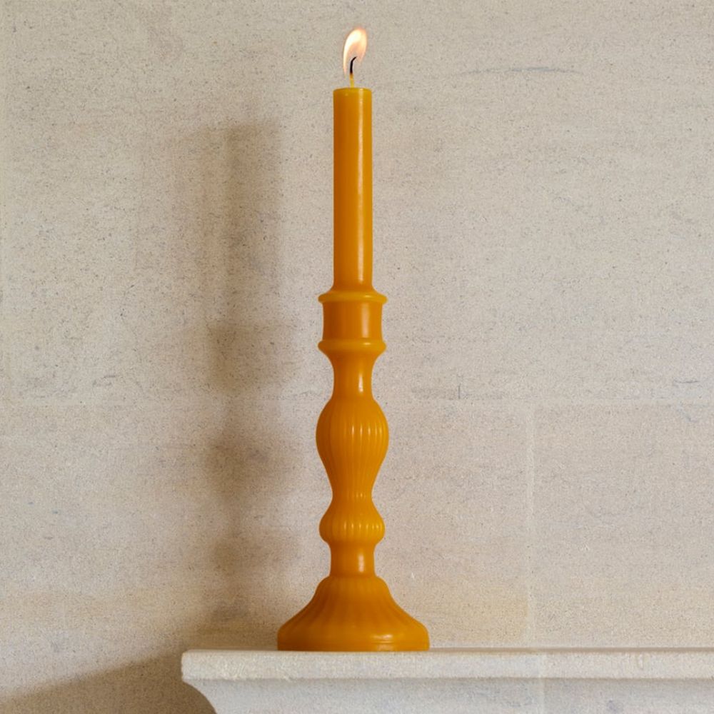 Candlestick Shaped Candle ~ Ochre