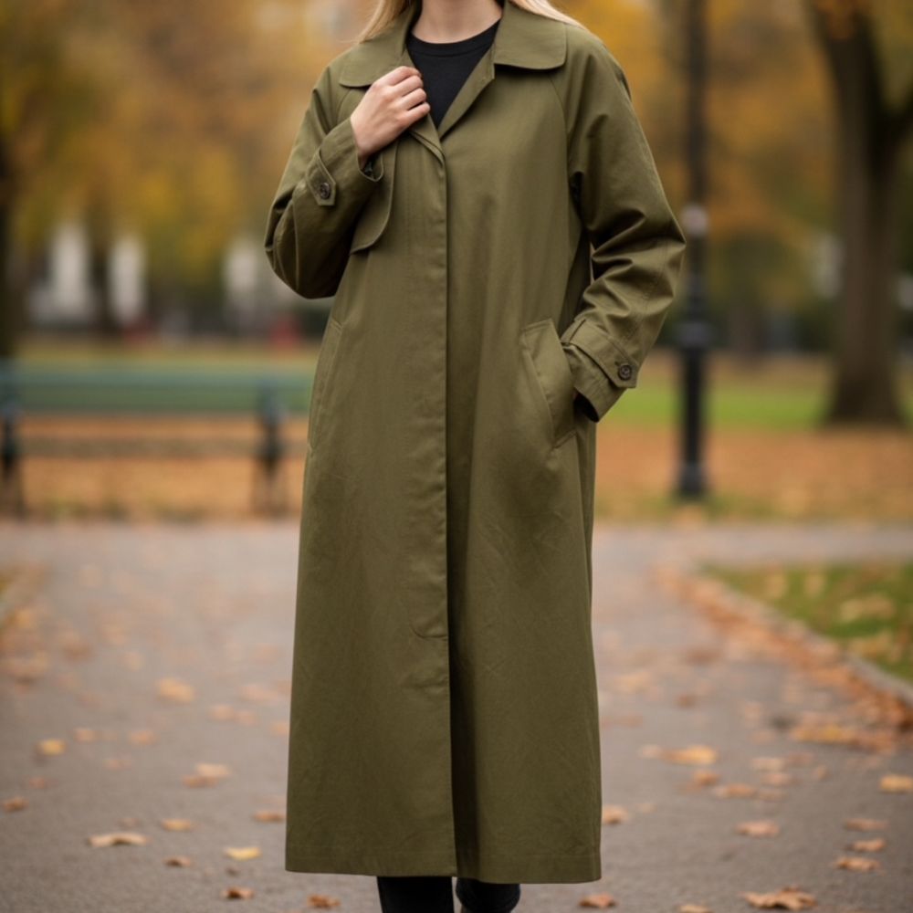 Relax Trench Coat ~ Olive
