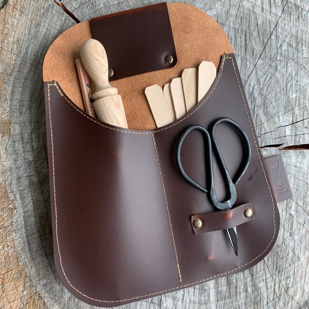Leather Gardener's Pouch