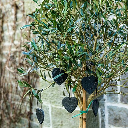 Small Slate Heart Decoration