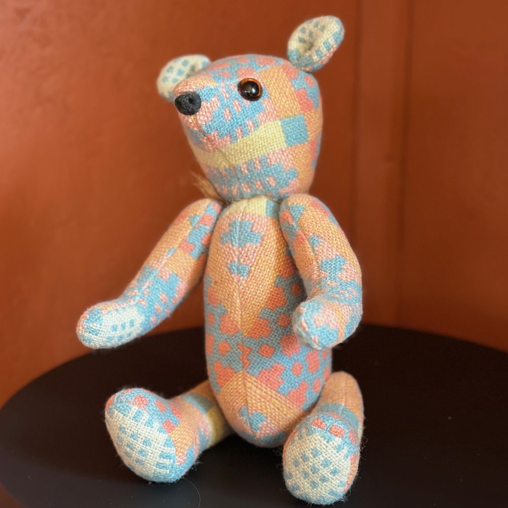 Vintage Welsh Blanket Teddy