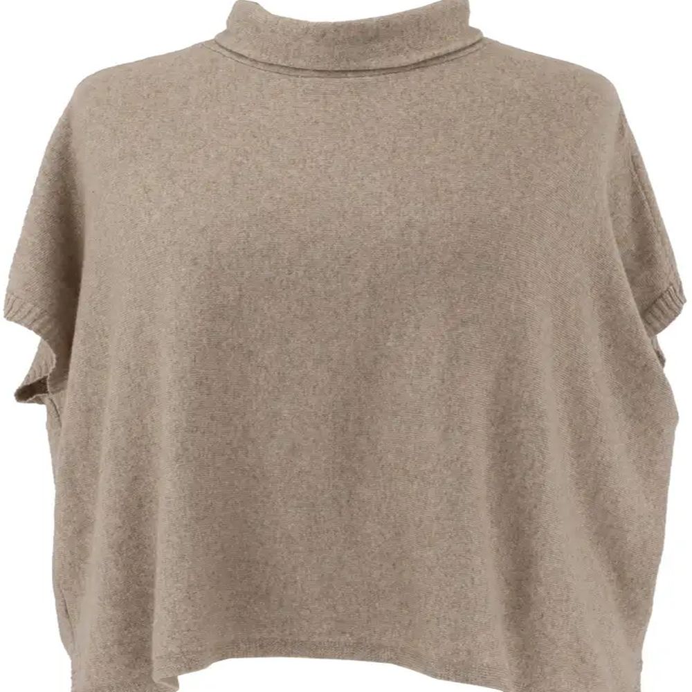 Classic Cashmere Blend Tunic ~ Latte